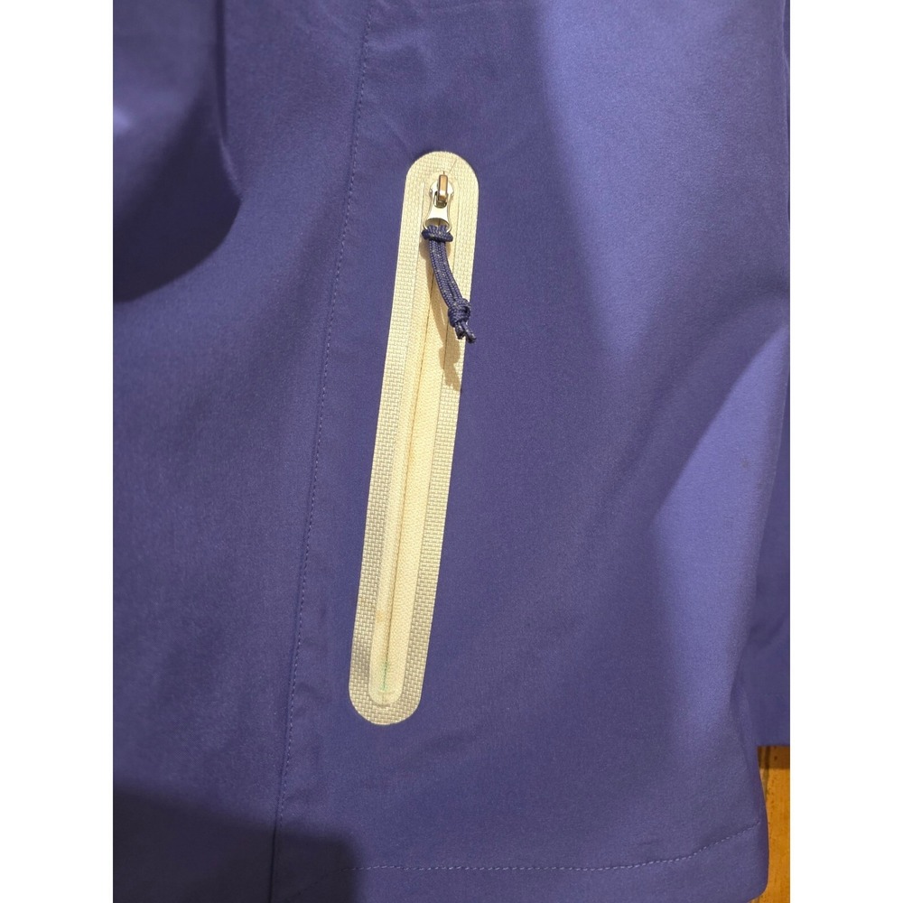 Free Country Lightweight Rain‎ Jacket Hooded Full Zip Activewear Purple  XL - Picture 4 of 8